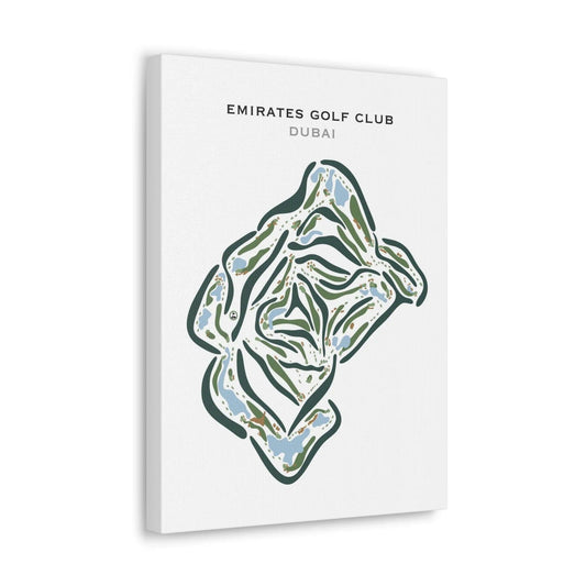 Emirates Golf Club, The Faldo Course, Dubai - Printed Golf Courses