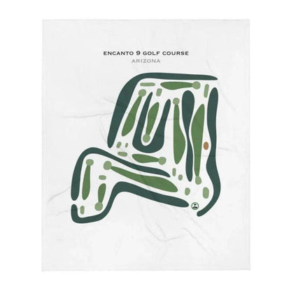 Encanto 9 Golf Course, Arizona - Printed Golf Courses