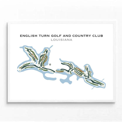 English Turn Golf & Country Club, Louisiana - Printed Golf Courses