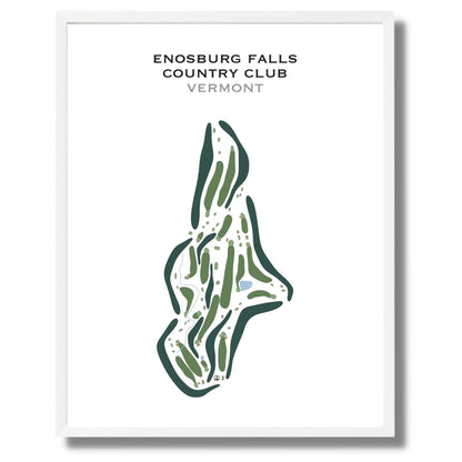 Enosburg Falls Country Club, Vermont - Printed Golf Courses