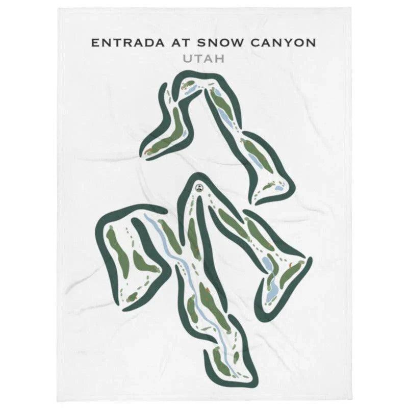 Entrada at Snow Canyon County Club, St George Utah - Printed Golf Courses