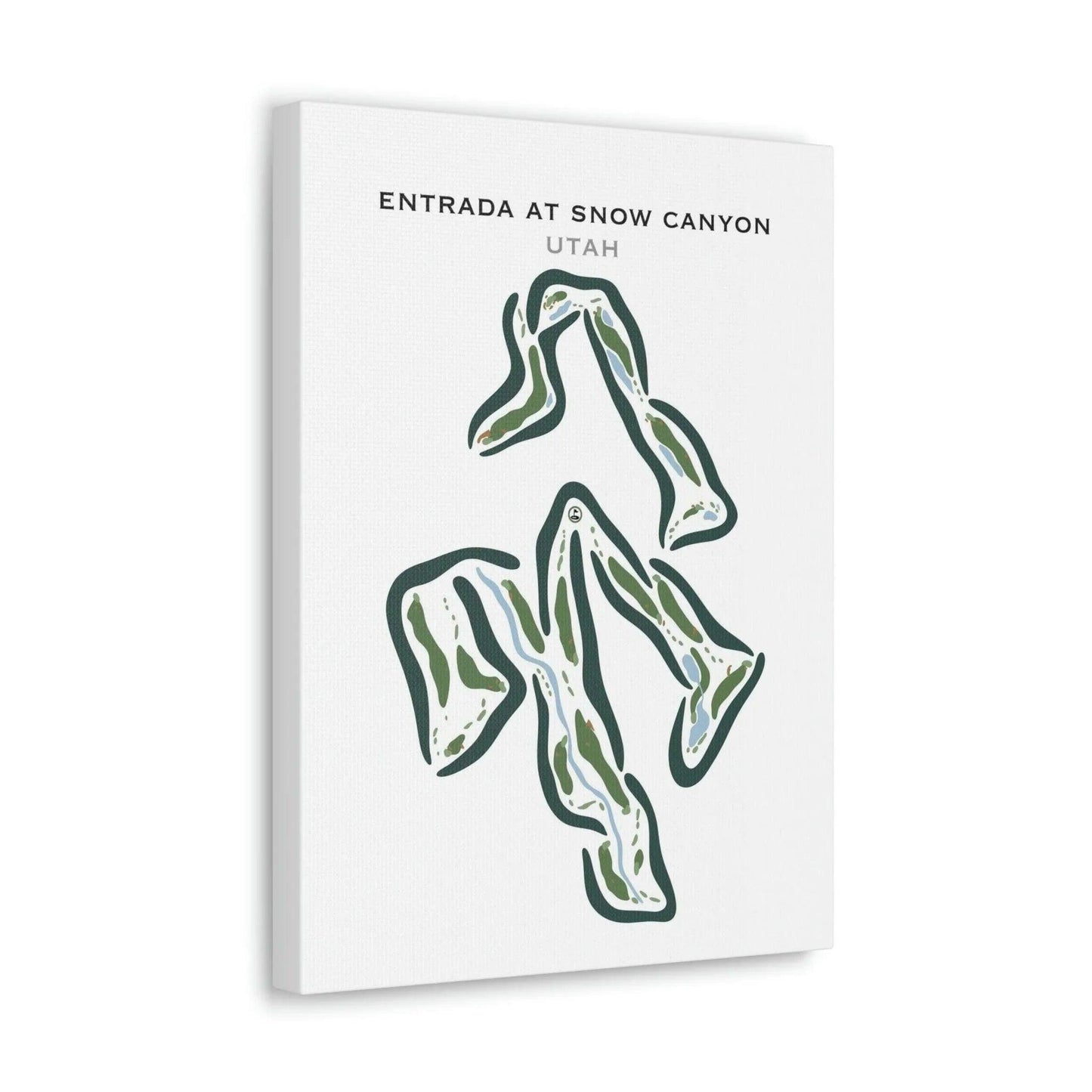 Entrada at Snow Canyon County Club, St George Utah - Printed Golf Courses