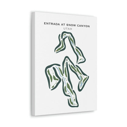 Entrada at Snow Canyon County Club, St George Utah - Printed Golf Courses