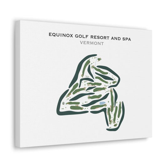 The Equinox Golf Resort & Spa, Vermont - Printed Golf Courses