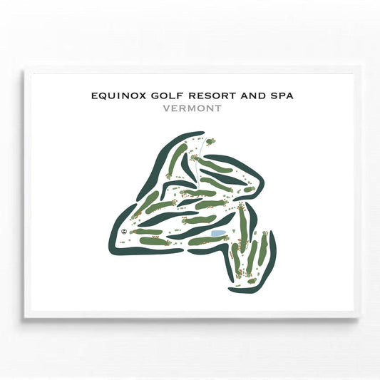 The Equinox Golf Resort & Spa, Vermont - Printed Golf Courses