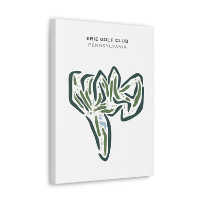 Erie Golf Club, Pennsylvania - Printed Golf Courses