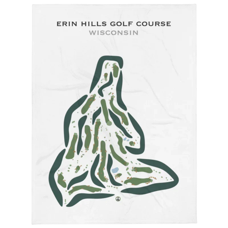 Erin Hills Golf Course, Wisconsin (Portrait) - Printed Golf Courses