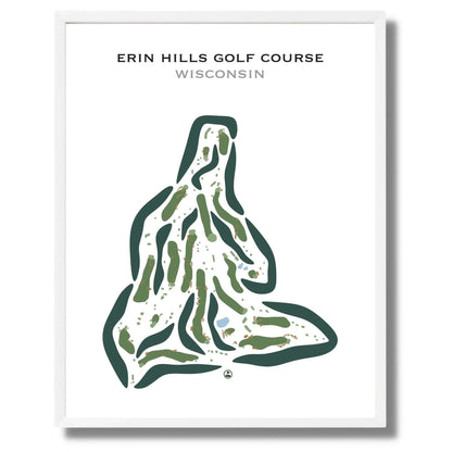 Erin Hills Golf Course, Wisconsin (Portrait) - Printed Golf Courses