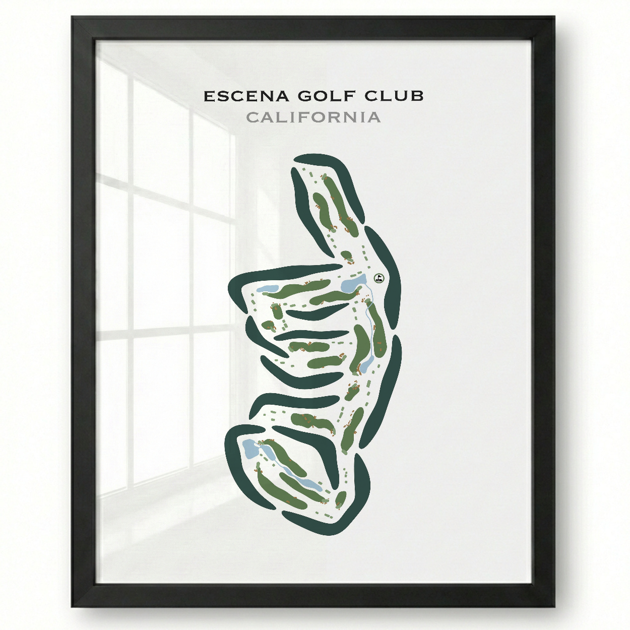 Escena Golf Club, California - Printed Golf Courses