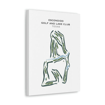Escondido Golf & Lake Club, Texas - Printed Golf Course