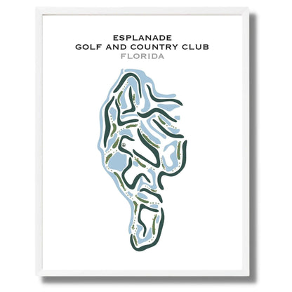 Esplanade Golf and Country, Florida - Printed Golf Courses