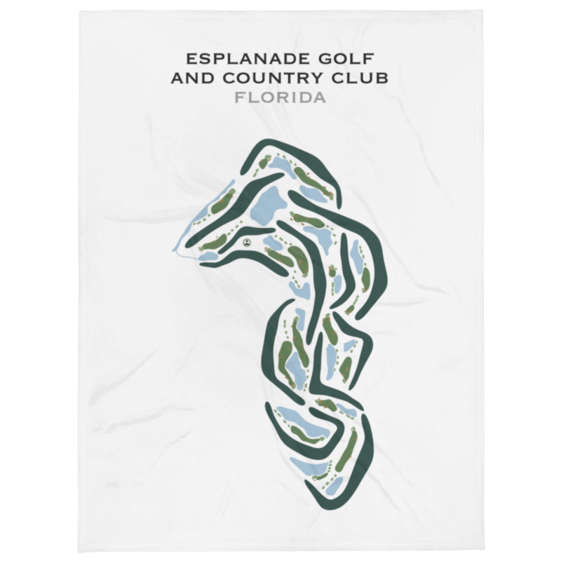 Esplanade Golf & Country Club, Bradenton, Florida - Printed Golf Courses