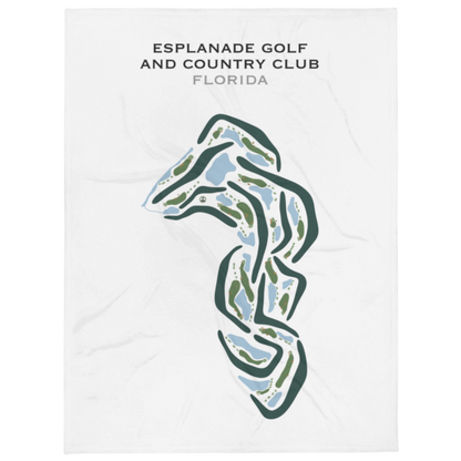 Esplanade Golf & Country Club, Bradenton, Florida - Printed Golf Courses
