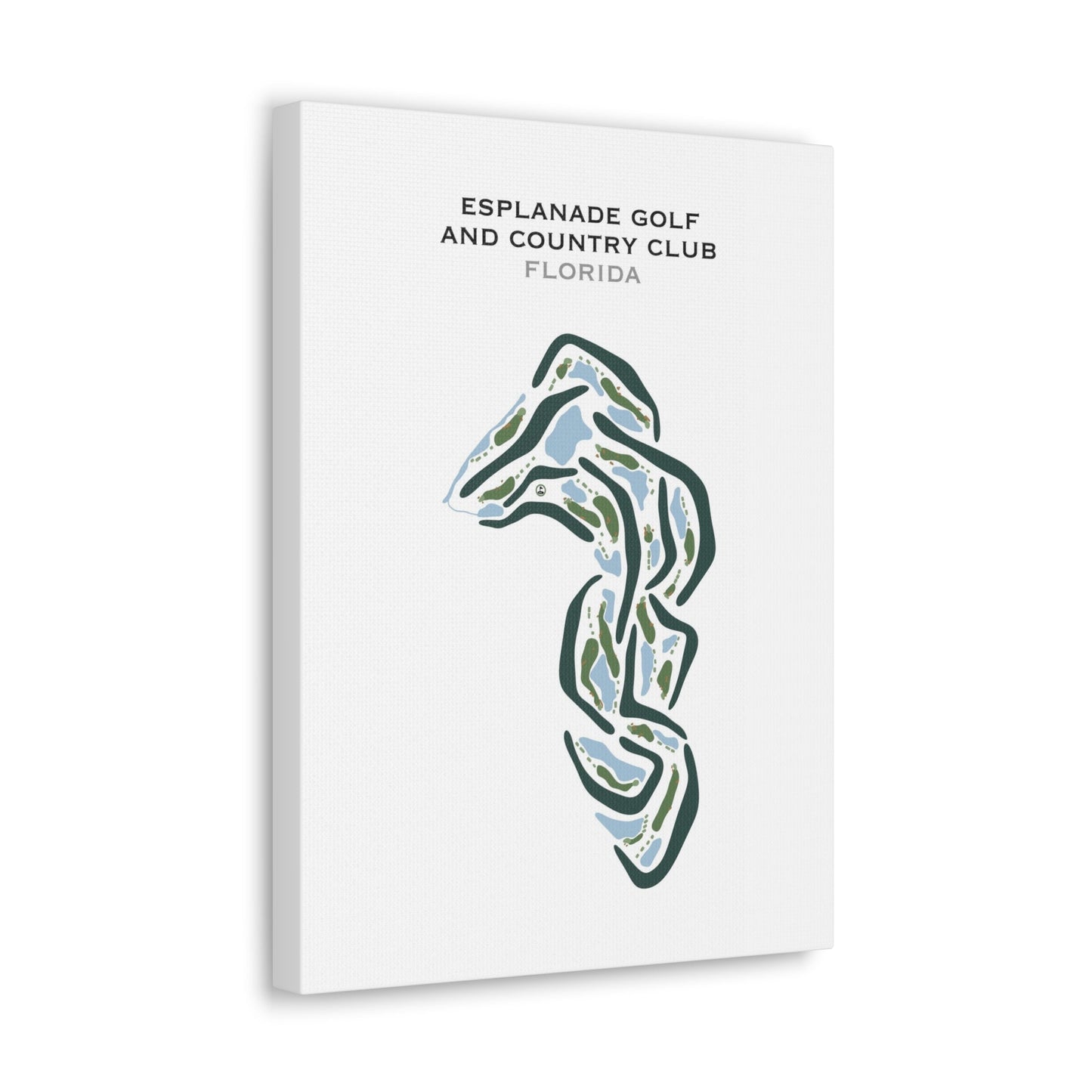 Esplanade Golf & Country Club, Bradenton, Florida - Printed Golf Courses