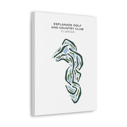 Esplanade Golf & Country Club, Bradenton, Florida - Printed Golf Courses