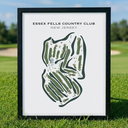 Essex Fells Country Club, New Jersey - Printed Golf Course