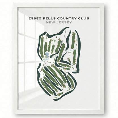 Essex Fells Country Club, New Jersey - Printed Golf Course