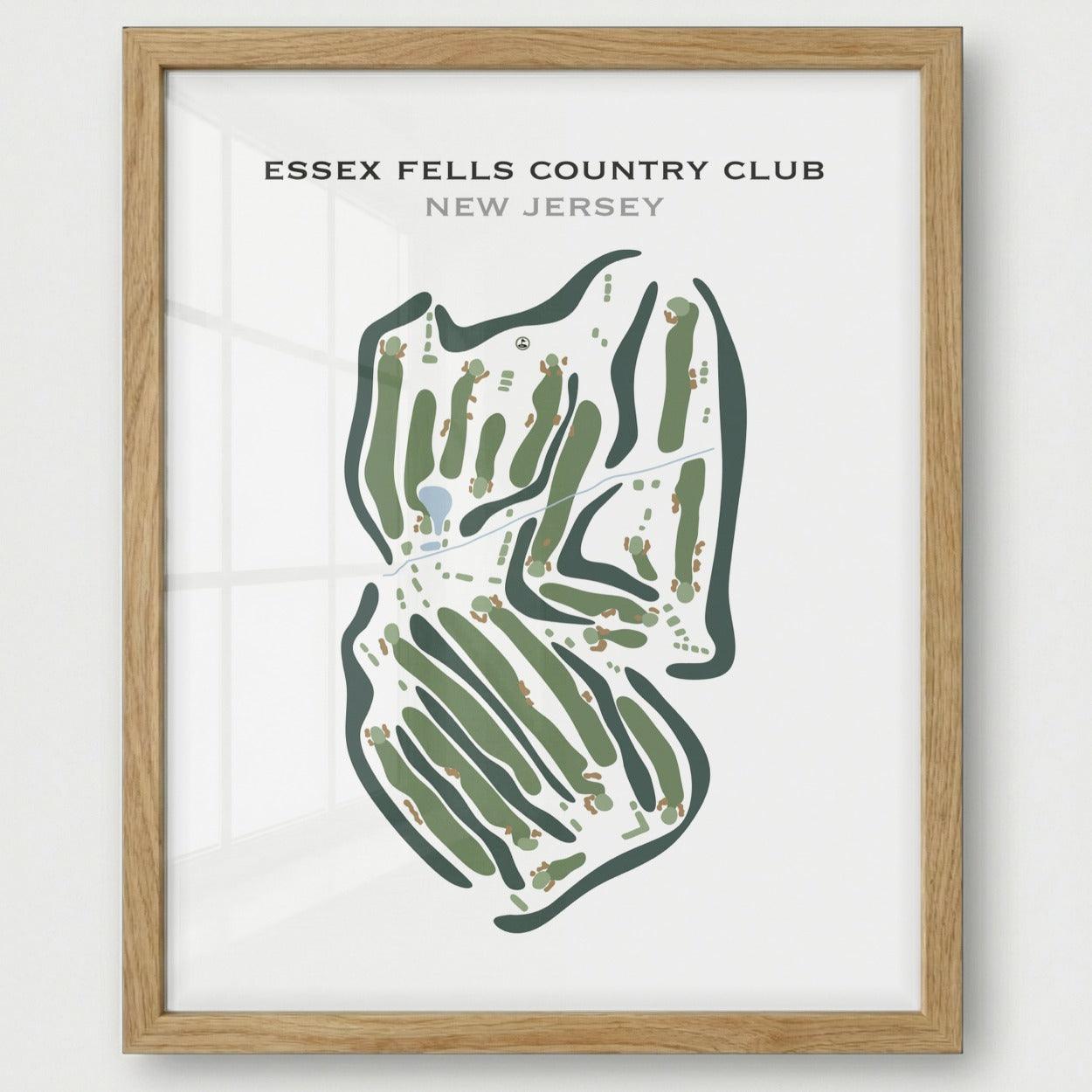 Essex Fells Country Club, New Jersey - Printed Golf Course