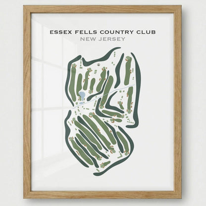 Essex Fells Country Club, New Jersey - Printed Golf Course