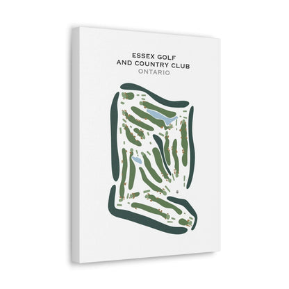 Essex Golf & Country Club, Ontario - Printed Golf Course