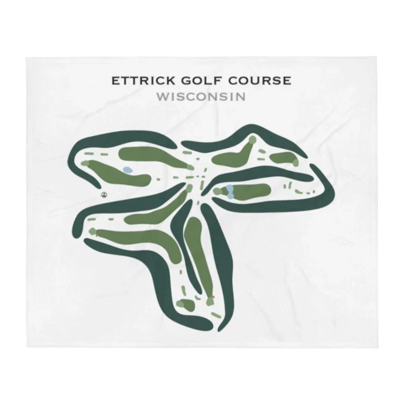 Ettrick Golf Course, Wisconsin - Printed Golf Courses