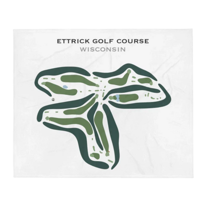 Ettrick Golf Course, Wisconsin - Printed Golf Courses