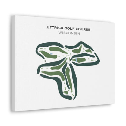 Ettrick Golf Course, Wisconsin - Printed Golf Courses