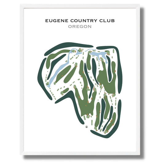 Eugene Country Club, Oregon - Printed Golf Courses