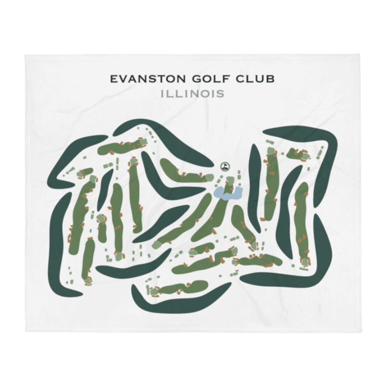 Evanston Golf Club, Illinois - Printed Golf Courses
