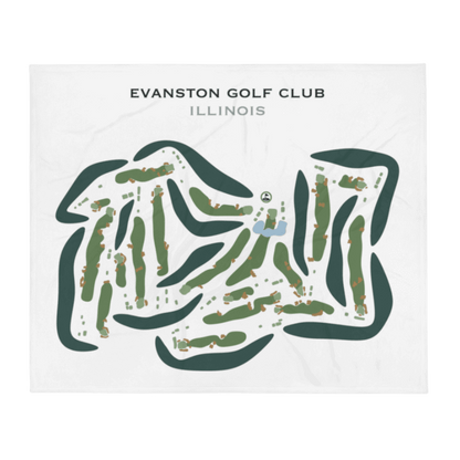 Evanston Golf Club, Illinois - Printed Golf Courses