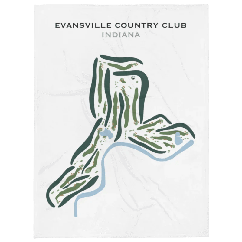 Evansville Country Club, Indiana - Printed Golf Courses