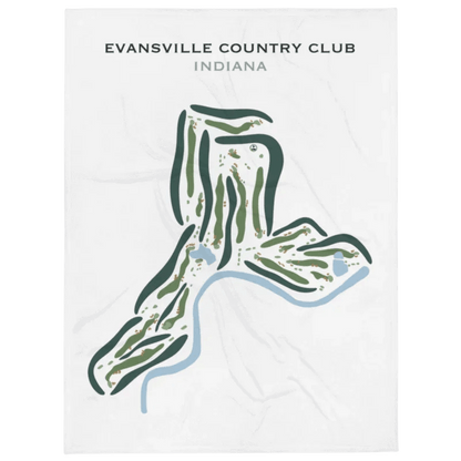 Evansville Country Club, Indiana - Printed Golf Courses