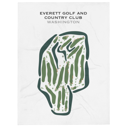 Everett Golf & Country Club, Washington - Printed Golf Courses