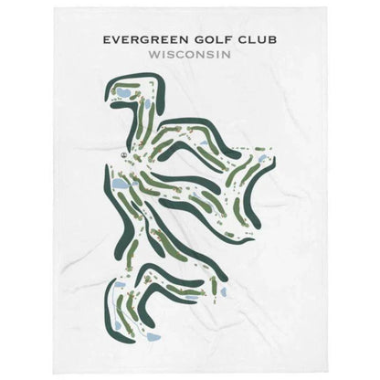 Evergreen Golf Club, Wisconsin - Printed Golf Course