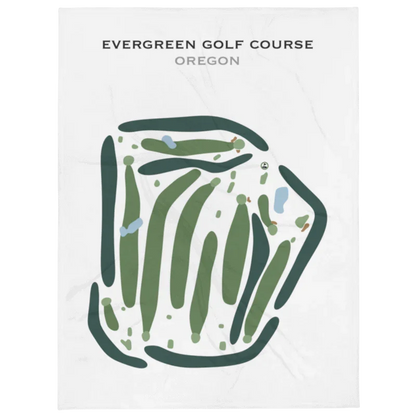 Evergreen Golf Course, Oregon - Printed Golf Courses