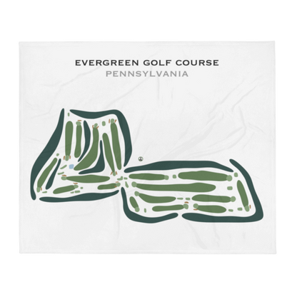 Evergreen Golf Course, Pennsylvania - Printed Golf Courses