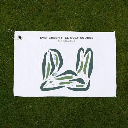 Evergreen Hill Golf Course, Nebraska - Printed Golf Courses