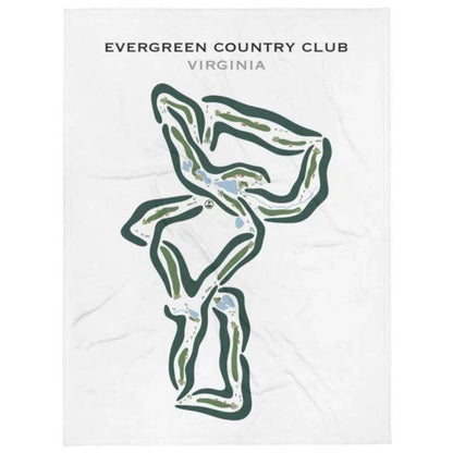 Evergreen Country Club, Virginia - Printed Golf Courses