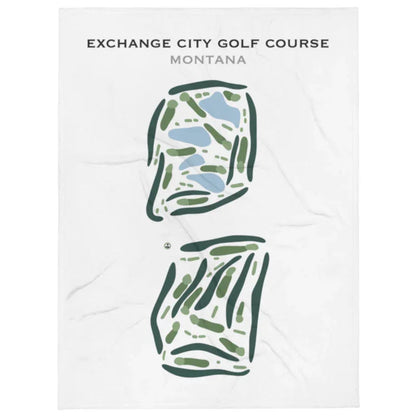 Exchange City Golf Course, Montana - Printed Golf Course
