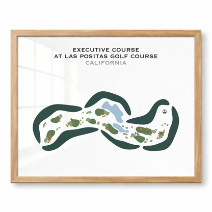 Executive Course at Las Positas Golf Course, California - Printed Golf Courses