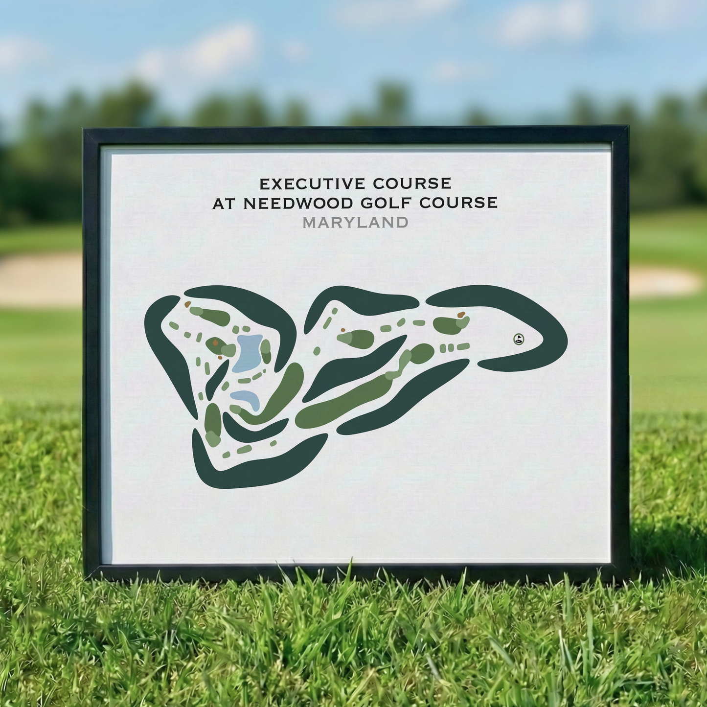 Executive Course at Sun Lakes Country Club, California - Printed Golf Courses