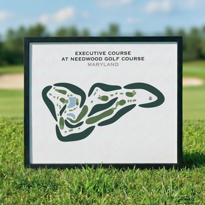 Executive Course at Sun Lakes Country Club, California - Printed Golf Courses
