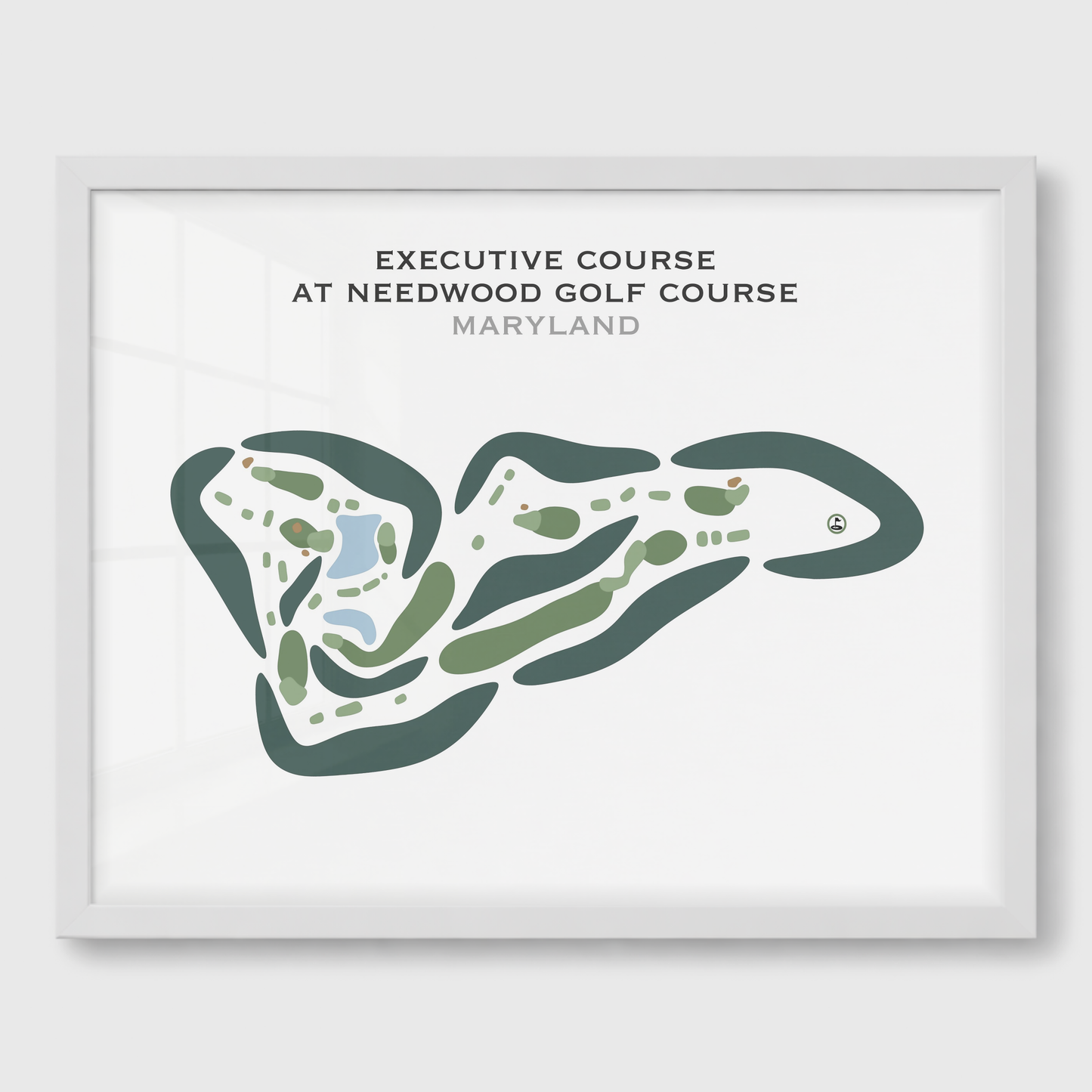 Executive Course at Sun Lakes Country Club, California - Printed Golf Courses
