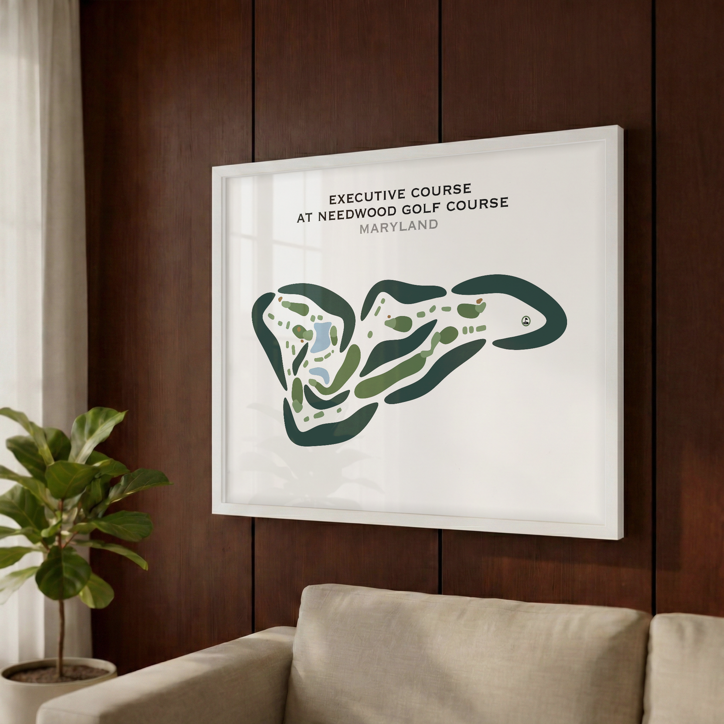 Executive Course at Sun Lakes Country Club, California - Printed Golf Courses