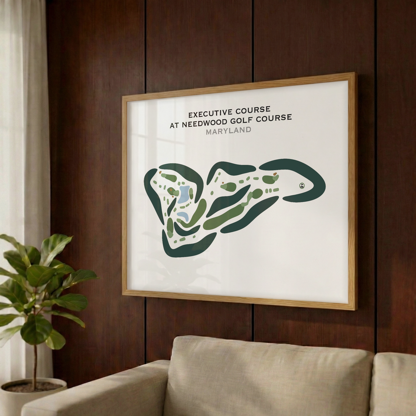 Executive Course at Sun Lakes Country Club, California - Printed Golf Courses