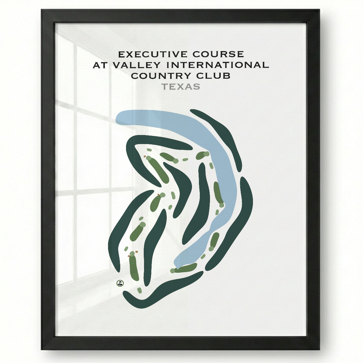 Executive at Valley International Country Club, Texas - Printed Golf Courses