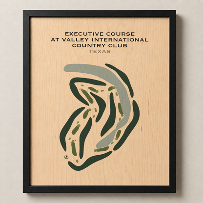 Executive at Valley International Country Club, Texas - Printed Golf Courses