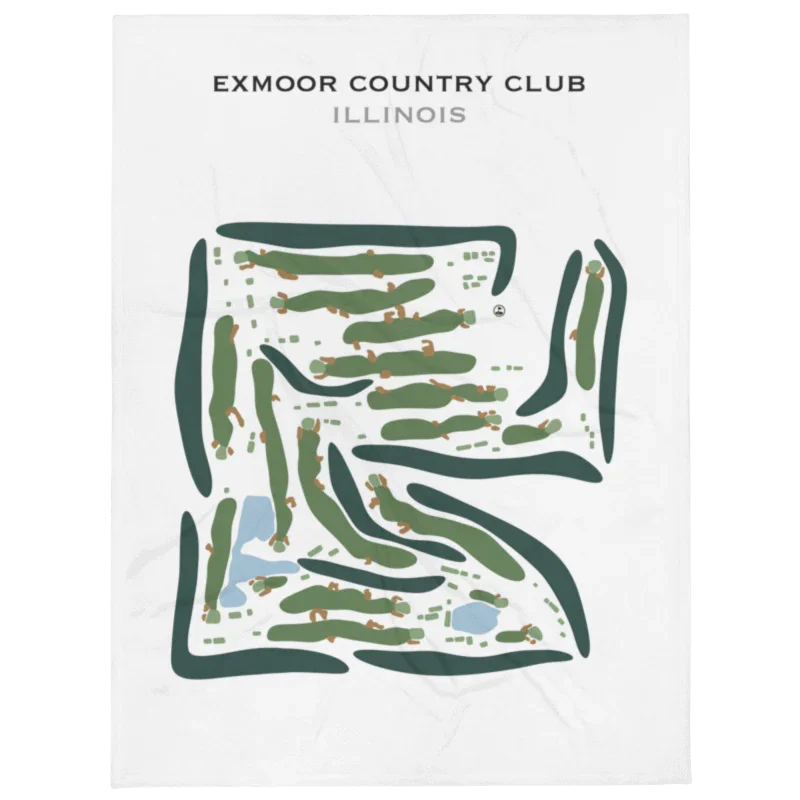 Exmoor Country Club, Illinois - Printed Golf Course