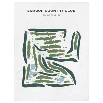 Exmoor Country Club, Illinois - Printed Golf Course