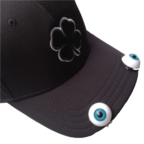 Brown Eye Ball Marker & Hat Clip by ReadyGOLF